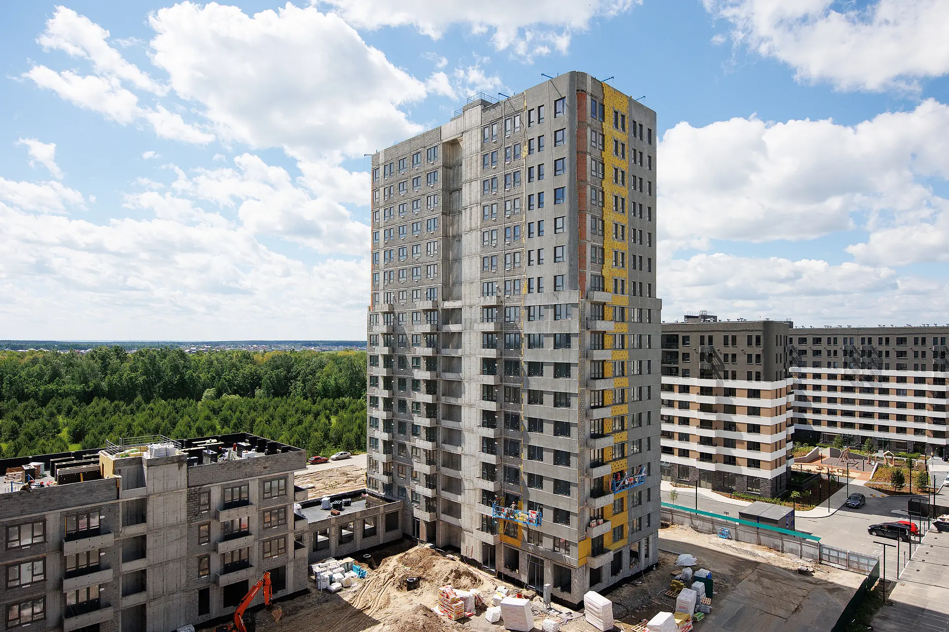 Квартал в Комарово Парк — ход строительства, июнь 2026 · фото 6