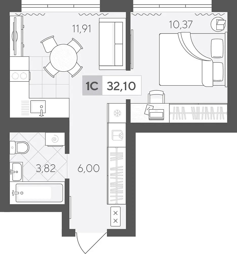 Планировка 116