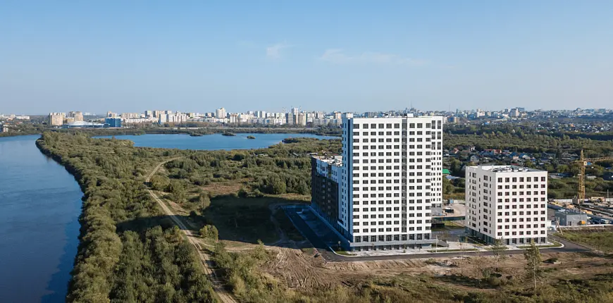 Жилой квартал Скандиа. Квартал у реки
